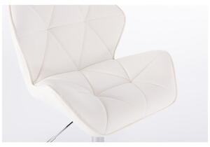 LuxuryForm Židle MILANO na kulaté podstavě bílá (VPT)