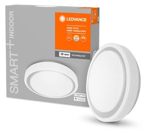 LEDVANCE Chytré LED stropní osvětlení SMART WIFI ORBIS MOON, 24W, teplá bílá-studená bílá, 38cm, kulaté, šedé