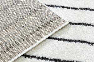 Dywany Łuszczów Kusový koberec Mode 8494 geometric cream/black ROZMĚR: 80x150