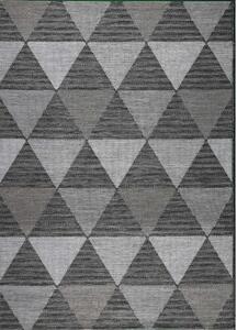 Flat koberec 21132 120x170cm stříbrně-šedý