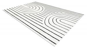 Dywany Łuszczów AKCE: 120x170 cm Kusový koberec Mode 8494 geometric cream/black - 120x170 cm