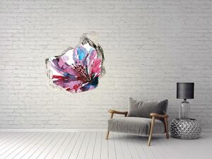 Díra 3D fototapeta na stěnu Abstraktní květina nd-p-59155055