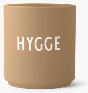 Designový pohárek s nápisem Favourite HYGGE