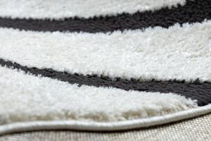Dywany Łuszczów Kusový koberec Mode 8631 geometric cream/black ROZMĚR: 80x150