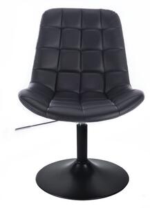 LuxuryForm Židle PARIS na černém talíři - černá (VPT)