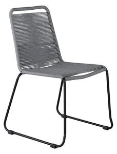 Jídelní židle Lindos, 2ks, šedá