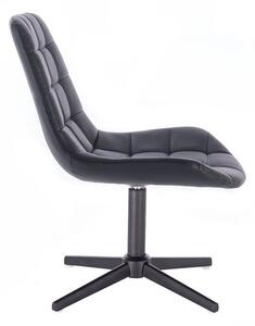 LuxuryForm Židle PARIS na černém kříži - černá (VPT)