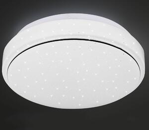 CLX Stropní koupelnové LED osvětlení POMIGLIANO DARCO, 12W, denní bílá, 26cm, kulaté, bílé, IP44 12-75031