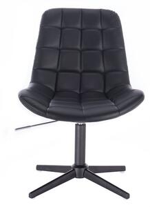 LuxuryForm Židle PARIS na černém kříži - černá (VPT)
