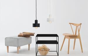 Nordic Design Černý kovový konferenční stolek Moreno II. 50 x 50 cm