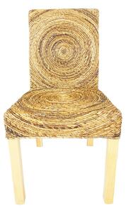 Ratanová židle MOON, konstrukce borovice
