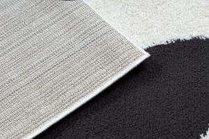 Dywany Łuszczów Kusový koberec Mode 8531 abstract cream/black - 80x150 cm