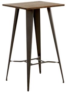 Hnědý bambusový barový stůl Kave Home Malira 60 x 60 cm