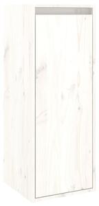 Nástěnná skříňka bílá 30 x 30 x 80 cm masivní borové dřevo