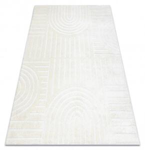 Dywany Łuszczów, Kusový koberec Mode 8586 geometric cream, 80x150, bílá, chodba / předsíň