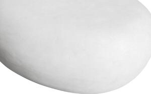 Hoorns Bílý konferenční stolek Peblo 65x49 cm