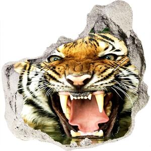Díra 3D fototapeta nálepka Tygr nd-p-609474