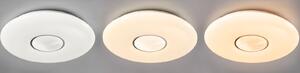 PLX Přisazené stropní LED osvětlení LUBA, 36W,teplá-studená bílá, 53cm, kulaté, bílé 313454