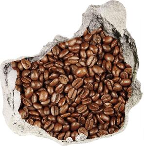 Nálepka 3D díra na zeď Zrnka kávy nd-p-61382214