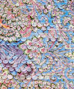 Vliesová obrazová tapeta s 3D efektem a ornamenty 375209, 232x280cm, Sundari, Eijffinger