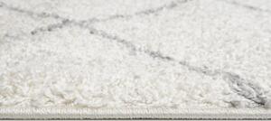 Kusový koberec shaggy Praka krémový 2 atyp 80x300cm