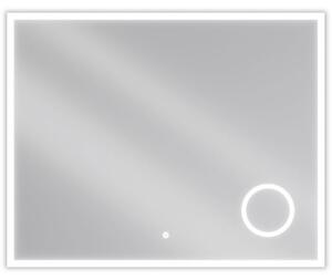 Mexen Kala LED koupelnové zrcadlo s kosmetickým zrcátkem 100 x 80 cm, LED 6000K, proti zamlžení - 9820-100-080-611-00