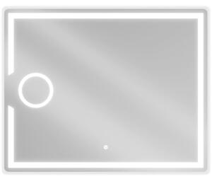 Mexen Onyx koupelnové zrcadlo podsvícené s kosmetickým zrcátkem 100 x 80 cm, LED 6000K, protimlžící - 9813-100-080-611-00