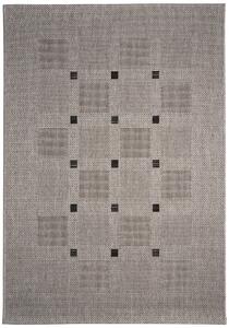 Devos koberce Kusový koberec FLOORLUX Silver/Black 20079 – na ven i na doma - 240x330 cm