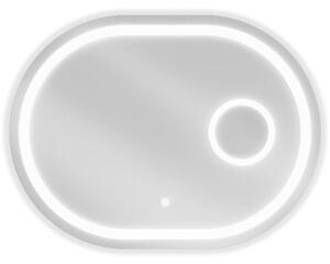 Mexen Umba koupelnové zrcadlo podsvícené s kosmetickým zrcátkem 100 x 80 cm, LED 6000K, anti-pára - 9822-100-080-611-00