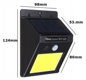 Verk 01391 Nástěnné solární svítidlo s pohybovým senzorem - 48 LED COB