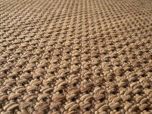 Devos koberce Kusový koberec FLOORLUX Coffee/Black 20329 – na ven i na doma - 80x150 cm