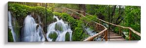 Obraz - Plitvická jezera (170x50 cm)