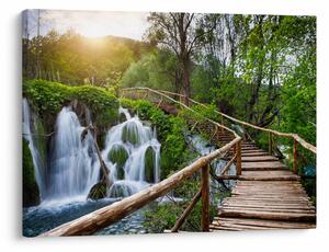 Obraz - Plitvická jezera (70x50 cm)