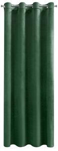 Zelený zatemňovací závěs na kroužcích MELANIE 140x250 cm
