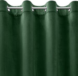 Zelený zatemňovací závěs na kroužcích MELANIE 140x250 cm