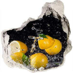 Nálepka 3D díra Citrony a voda nd-p-64818305