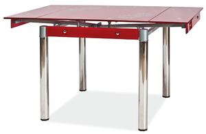 Jídelní stůl Alnitak (červená) (pro 4 osoby). Vlastní profesionální přeprava až k Vám domů 760179