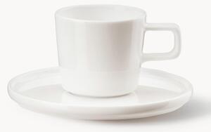 Šálky s podšálky z jemného kostního porcelánu Oco, 6 ks