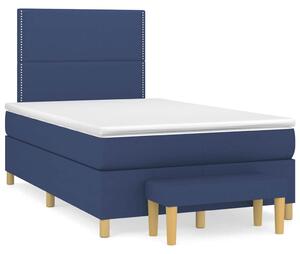 Box spring postel s matrací černá 120x190 cm textil 3270403