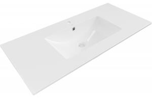 Mexen Atena umyvadlo zapuštěné do desky 101 x 46 cm, bílá - 25011000