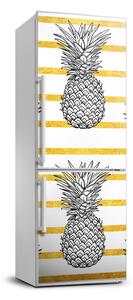 Nálepka na ledničku Ananasy pásky FridgeStick-70x190-f-121929698