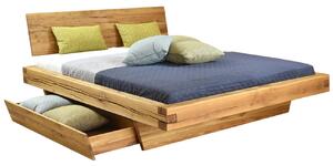 Woody Masivní dubová postel Matteo 180 x 200 cm
