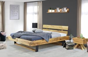 Woody Masivní dubová postel Luna 160 x 200 cm