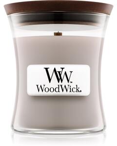 Woodwick Wood Smoke vonná svíčka s dřevěným knotem 85 g