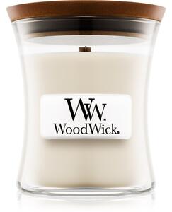 Woodwick Island Coconut vonná svíčka s dřevěným knotem 85 g