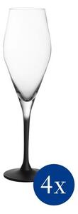 Villeroy & Boch Manufacture Rock sada sklenic na šampaňské 0,26 l, 4 ks 11-3798-8131