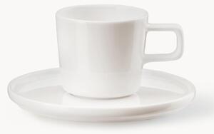 Šálek na espresso's podšálkem z kostního porcelánu Fine Bone China Oco, 6 ks