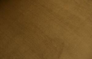 Hoorns Medově žlutá sametová třímístná pohovka Twilight 230 cm