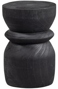 Hoorns Černá dřevěná stolička Brandan 40 cm