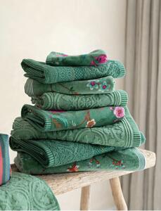 Pip studio ručník Soft Zellinge zelený Zelená 55x100 cm